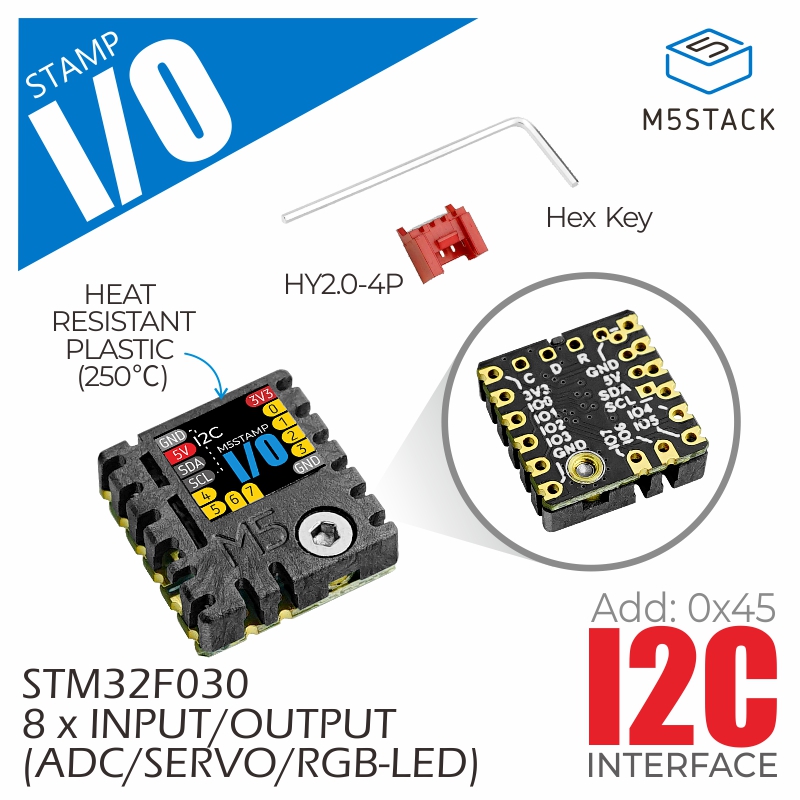 M5Stack - M5Stack 공식 M5 스탬프 확장 I/O