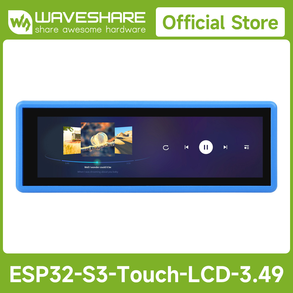 Waveshare Esp32 - 3.49인치 IPS 정전식 터치 디스플레이 172×640을