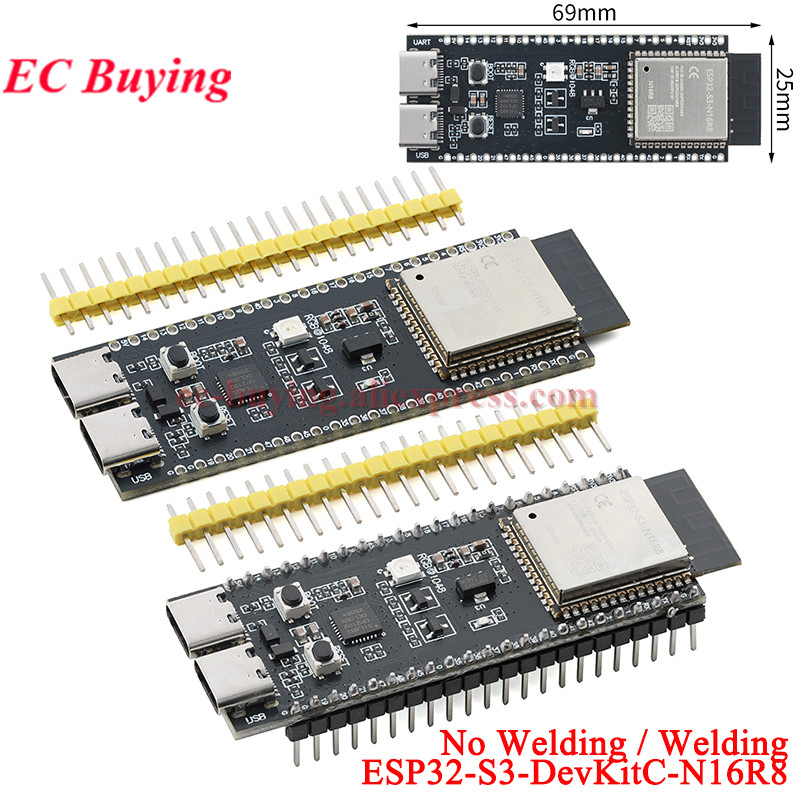Esp32 S3 Devkitc 1 - ESP32-S3-DevKitC-N16R8 ESP32S3 1-N16R8 WiFi Wi-Fi 블루투스