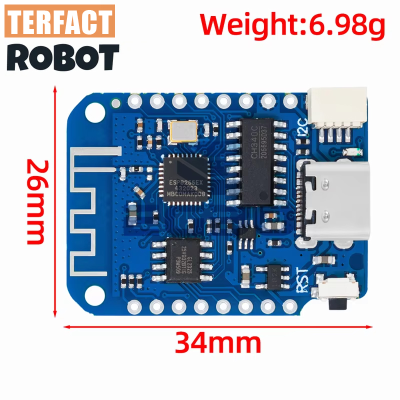 WEMOS D1 Mini V4.0.0 TYPE-C US - Wemos D1 리뷰 및 가격