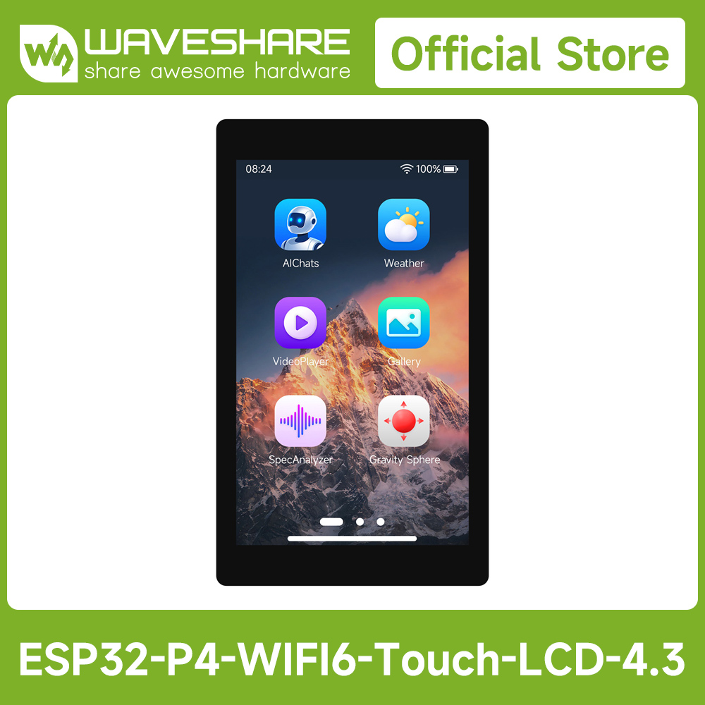 Waveshare ESP32-P4-WIFI6 4.3인치 - Waveshare Esp32 리뷰 및 가격